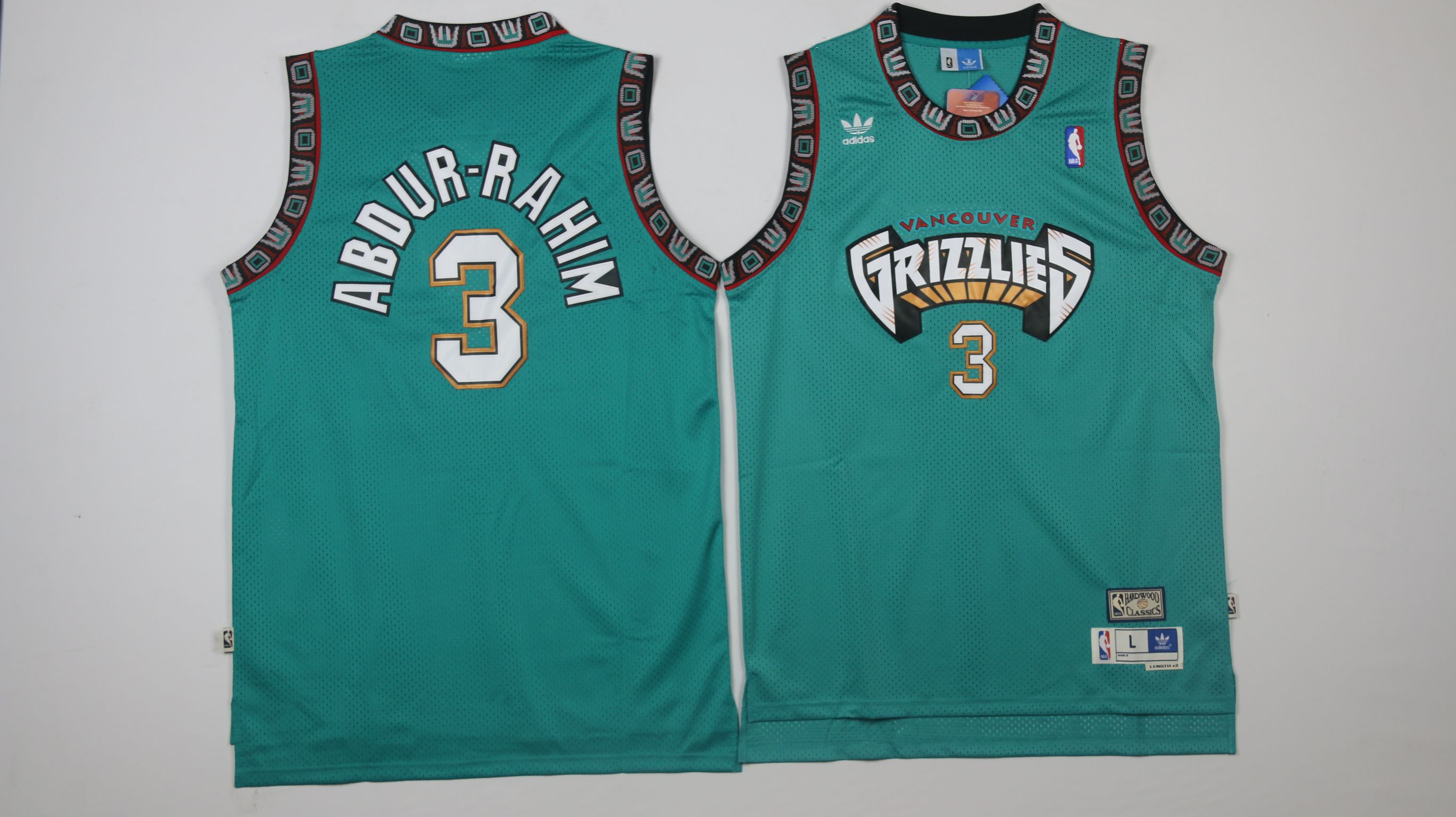 Men Memphis Grizzlies #3 Abdur-rahim Green Throwback NBA Jerseys